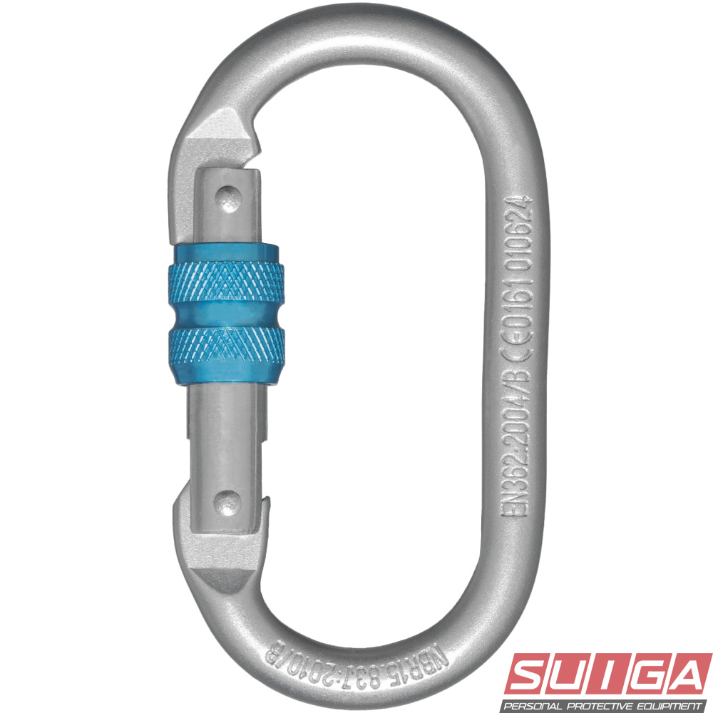 Steel Screw-Lock Carabiner